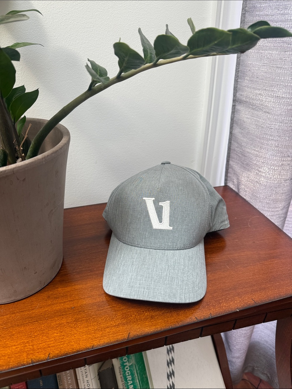 Grey Vuori Logo Baseball Cap -L